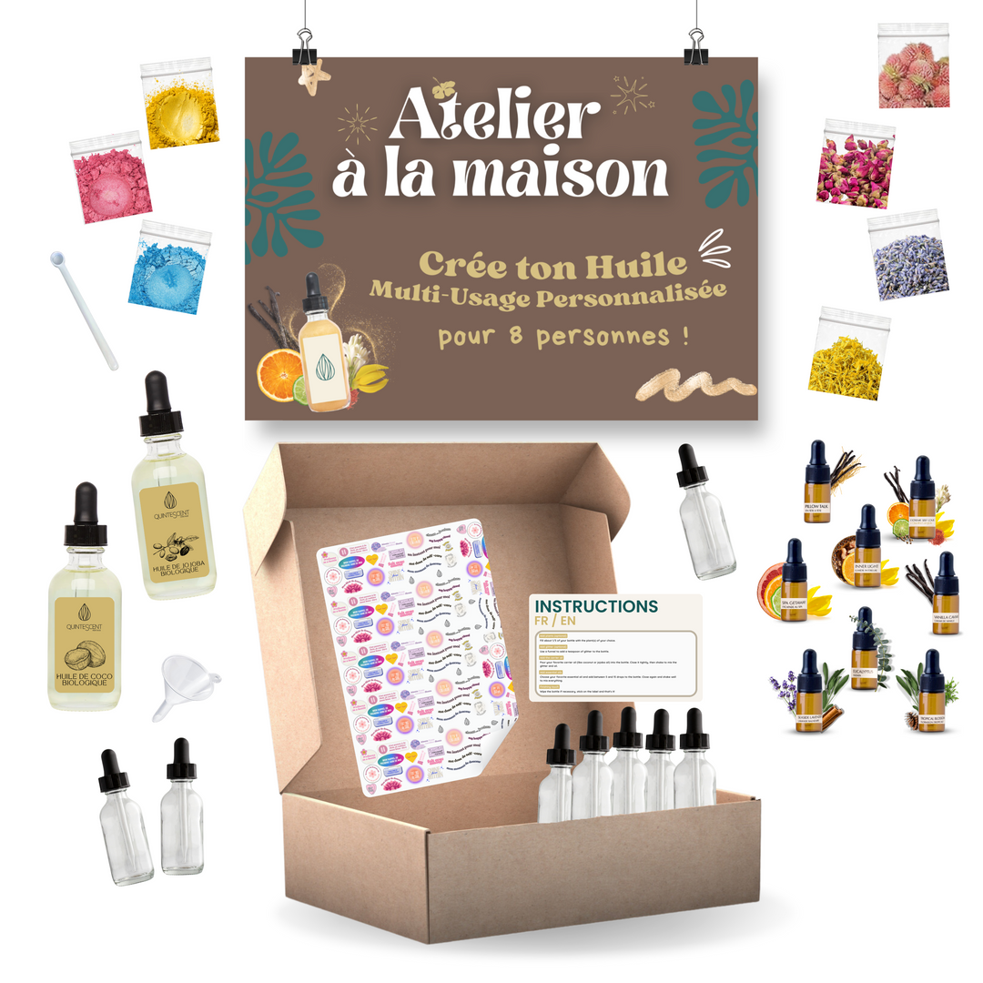 Atelier "Crée ton Huile Multi-Usage Personnalisée" à la maison