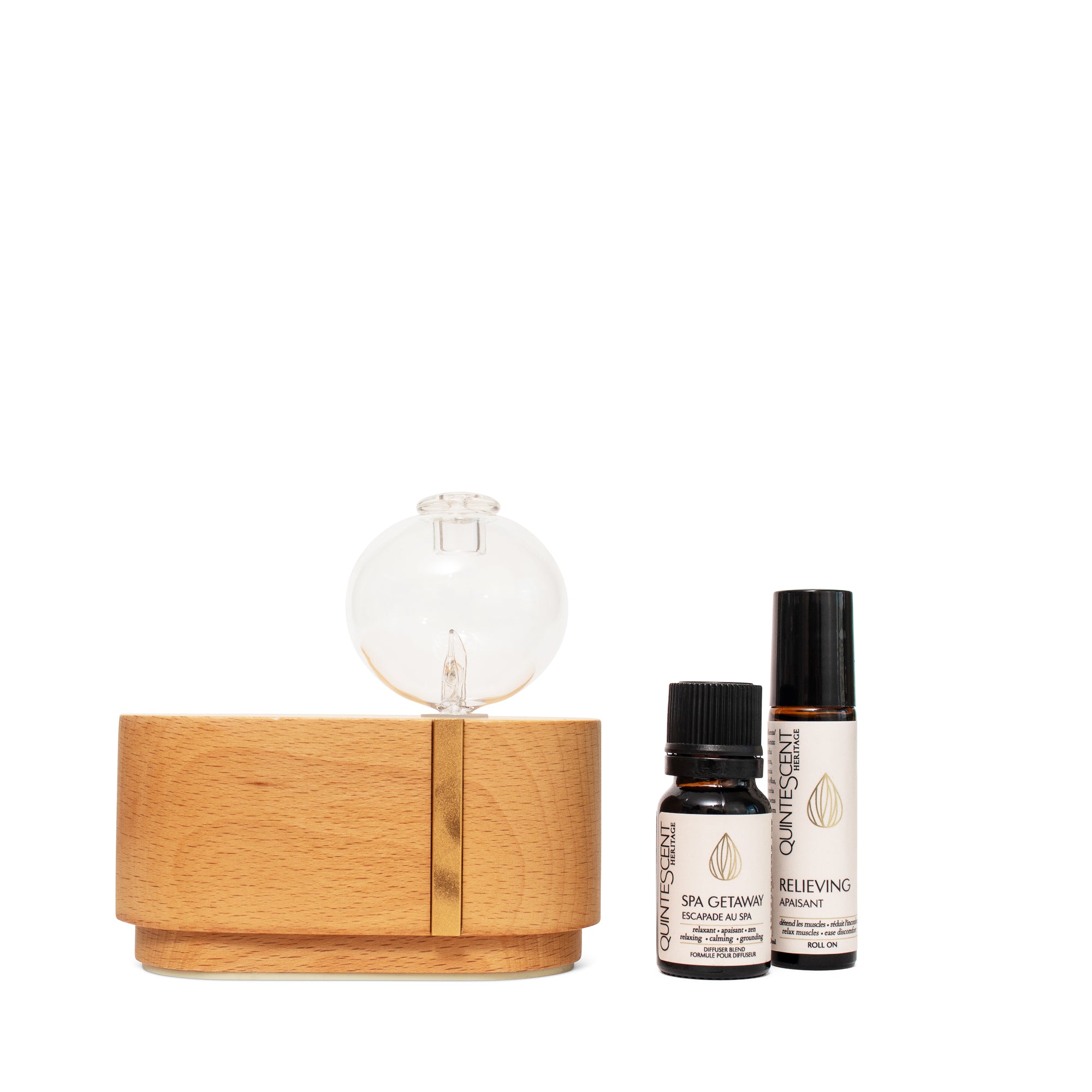 D'un design élégant aux formes douces et esthétiques, le diffuseur Niara trouvera facilement sa place dans votre intérieur pour vous faire profiter des merveilleux bienfaits des huiles essentielles QuinteScent Heritage.